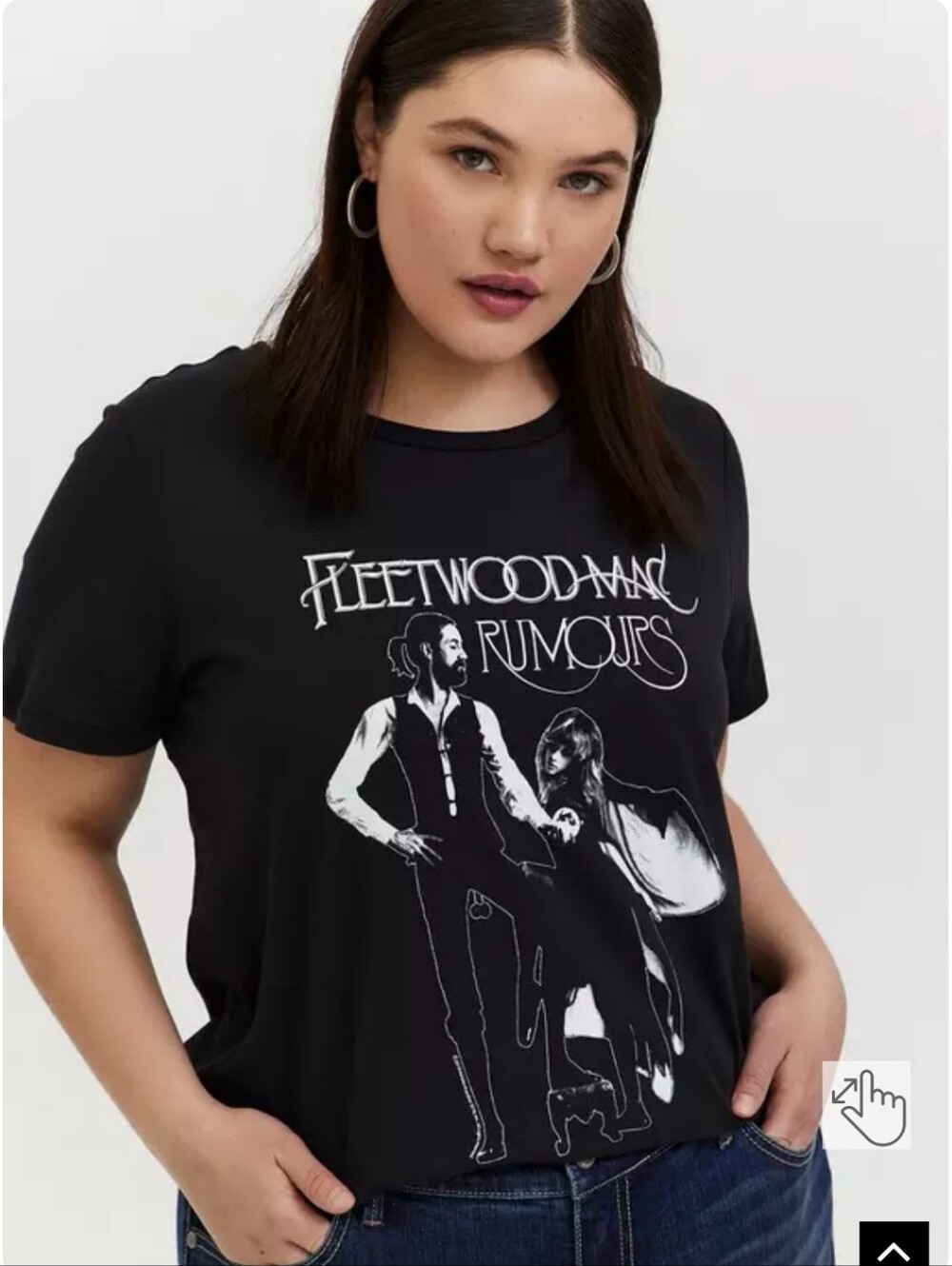 Fleetwood Mac Rumours Black Crew Tee